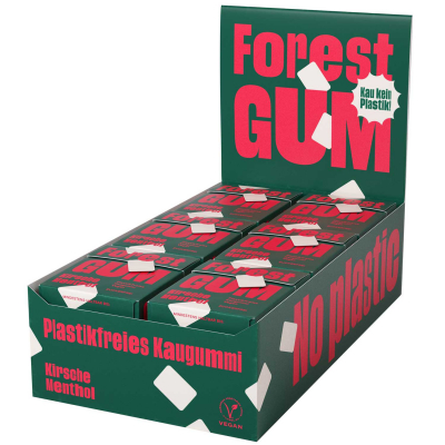  Forest Gum Kaugummi Kirsche Menthol 20g 