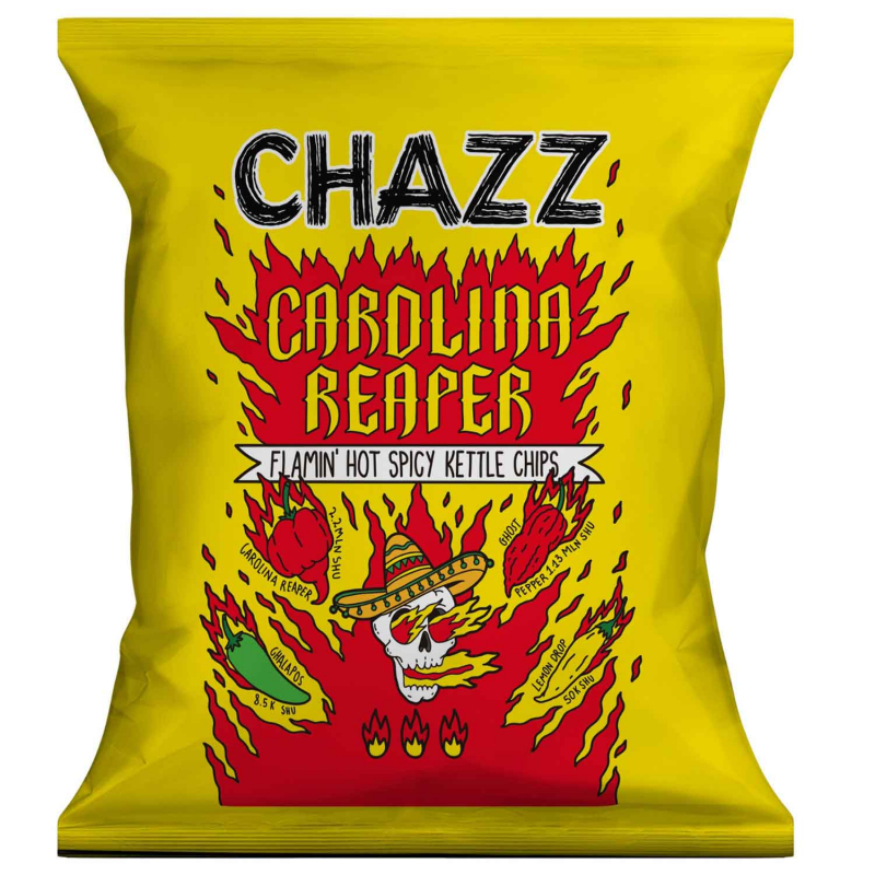  CHAZZ Kettle Chips Carolina Reaper Pepper 50g 