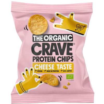  The Organic Crave Protein Chips Cheese Taste Bio 30g 