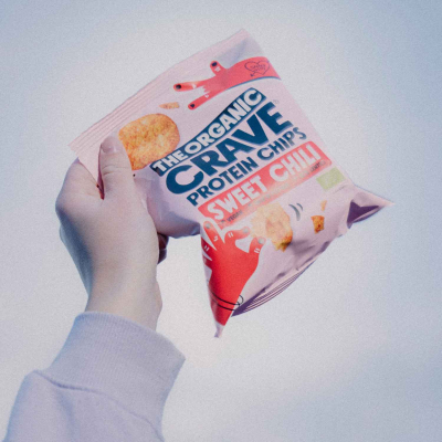  The Organic Crave Protein Chips Sweet Chili Bio 75g 