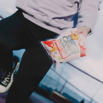  The Organic Crave Protein Chips Sweet Chili Bio 75g 