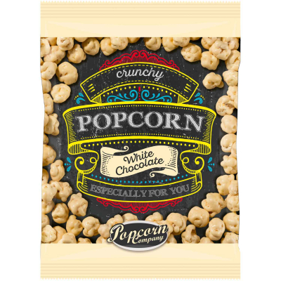  Popcorn Company Crunchy Popcorn White Chocolate 125g 