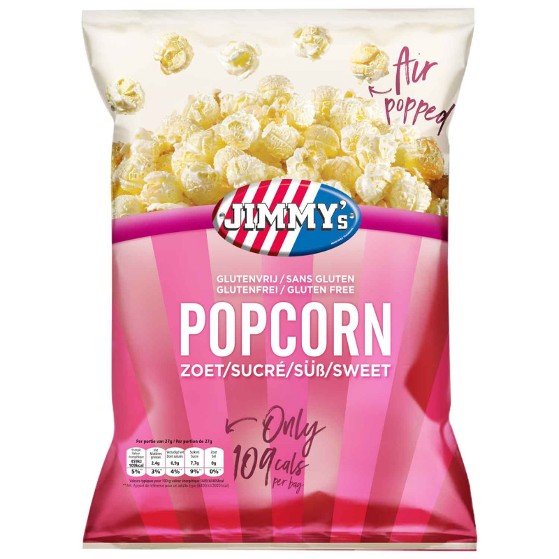  Jimmy's Popcorn Mini Bags Sweet 21x27g 
