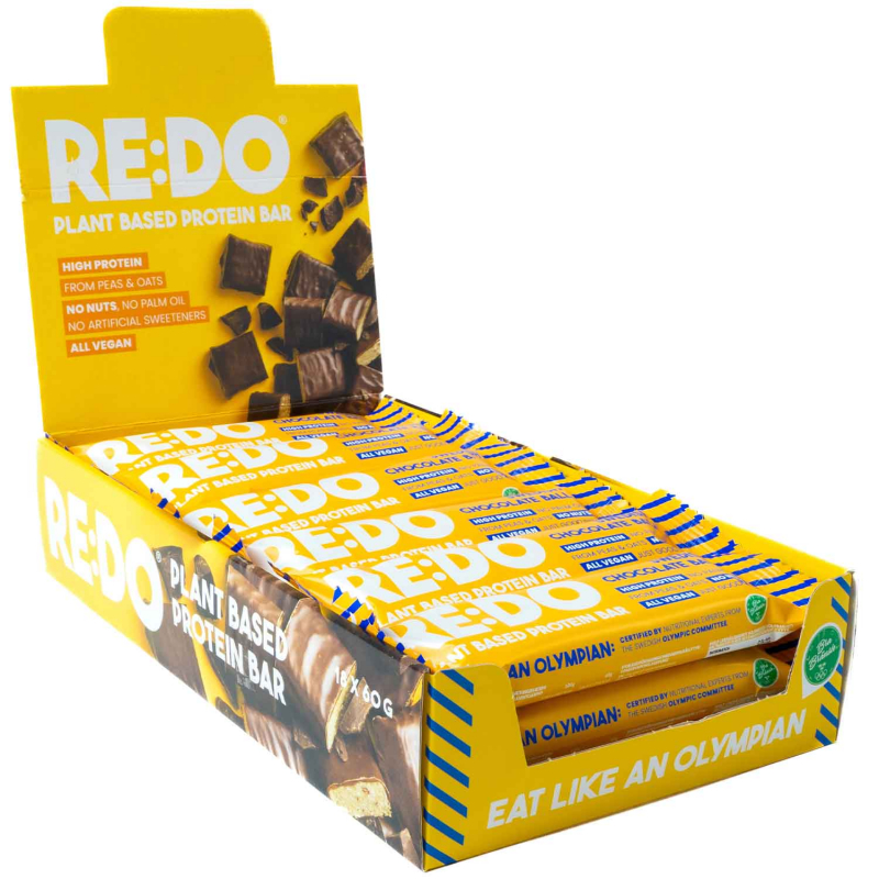  RE:DO Plant Based Protein Bar Swedish Chocolate Ball 60g 