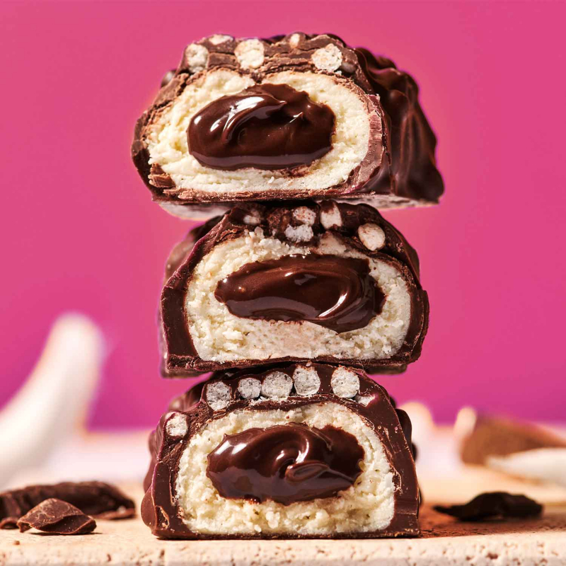  Maxi Nutrition Creamy Core Protein Bar Dark Chocolate Coconut 45g 