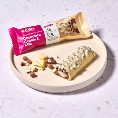  Maxi Nutrition Creamy Core Protein Bar Chocolate Cookie & Milk 45g 