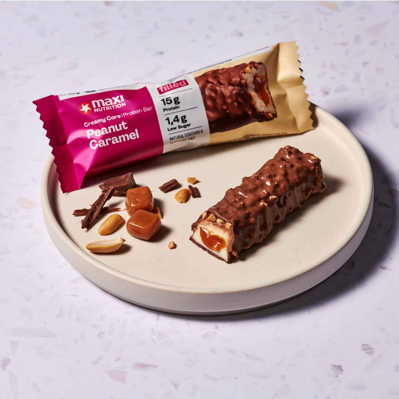  Maxi Nutrition Creamy Core Protein Bar Peanut Caramel 45g 