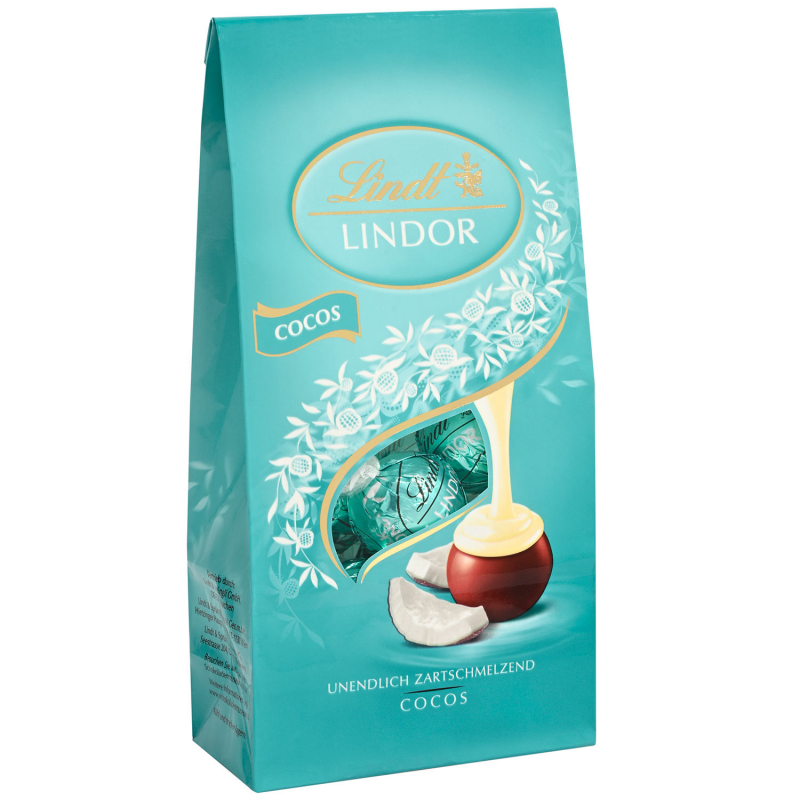 Lindt Lindor Kugeln Vollmilch Cocos 136g 