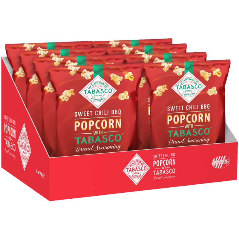  Jimmy's Popcorn Sweet Chili BBQ with Tabasco 90g 
