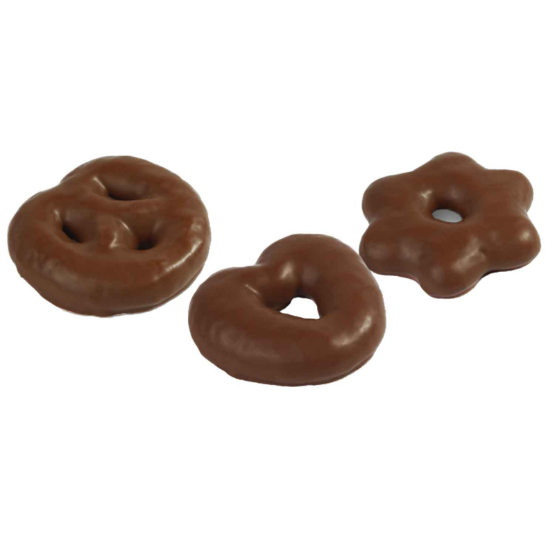  Weiss Herzen Sterne Brezeln Vollmilch 500g 