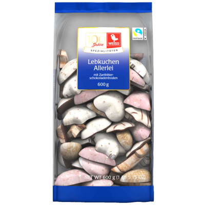  Weiss Lebkuchen Allerlei 600g 