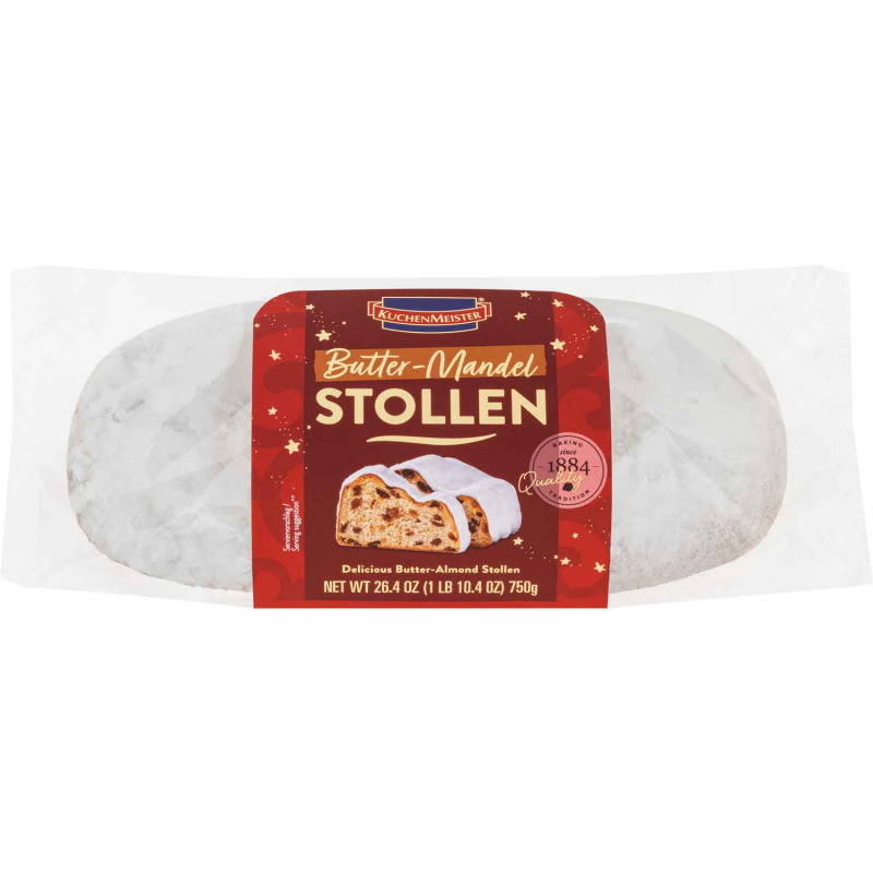  KuchenMeister Stollen Butter-Mandel 750g 