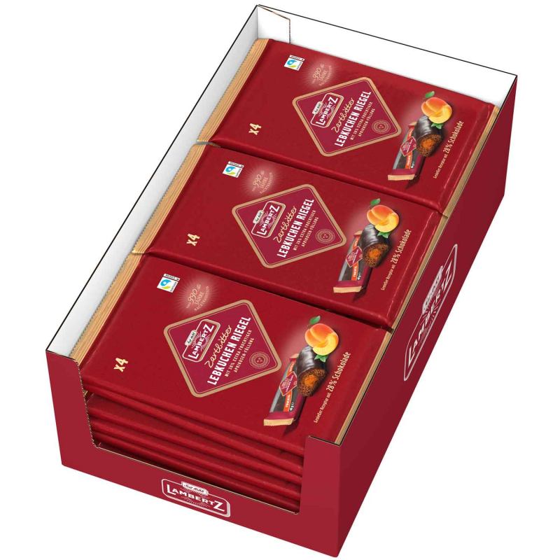  Lambertz Lebkuchen Riegel Zartbitter 4x40g 