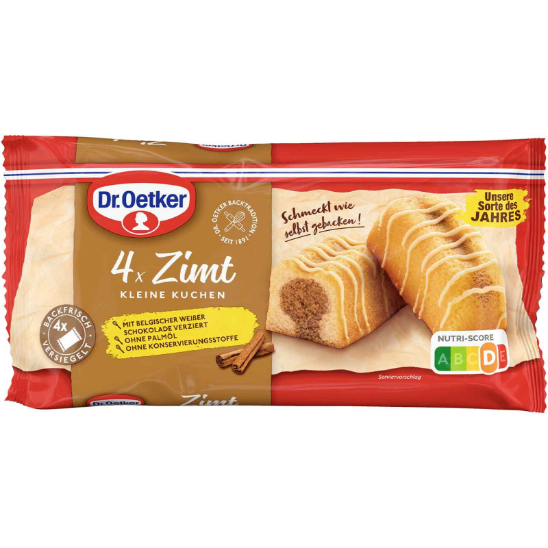  Dr. Oetker Kleine Zimtkuchen 4x35g 