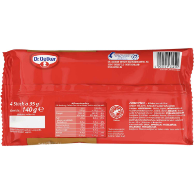  Dr. Oetker Kleine Zimtkuchen 4x35g 