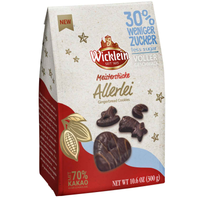  Wicklein Meisterstücke Allerlei dunkle Schokolade 300g 