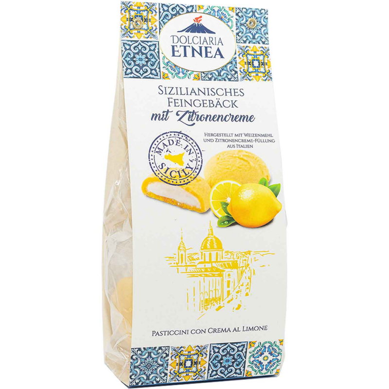  Dolciaria Etnea Sizilianisches Feingebäck mit Zitronencreme 100g 