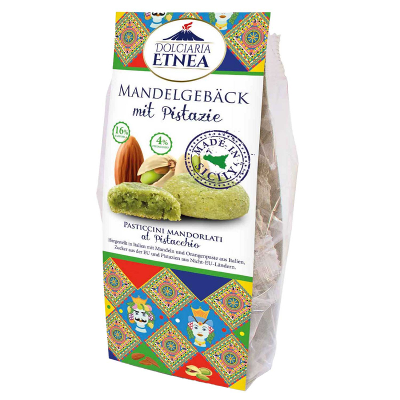  Dolciaria Etnea Mandelgebäck mit Pistazie 100g 