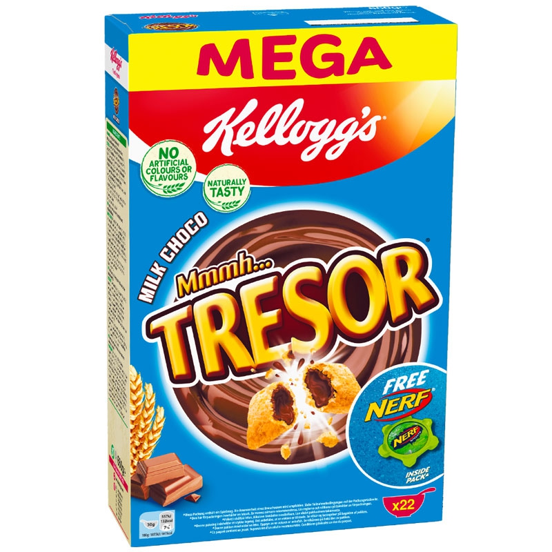  Kellogg's Tresor Milk Choco 620g 