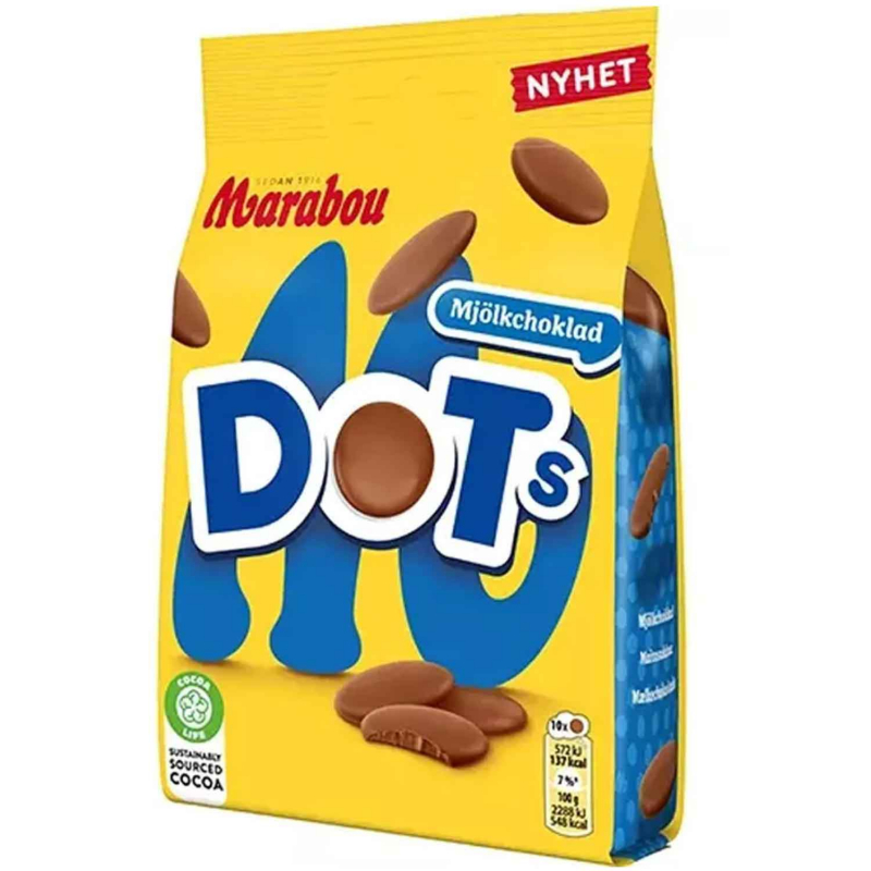  Marabou Dots Mjölkchoklad 120g 