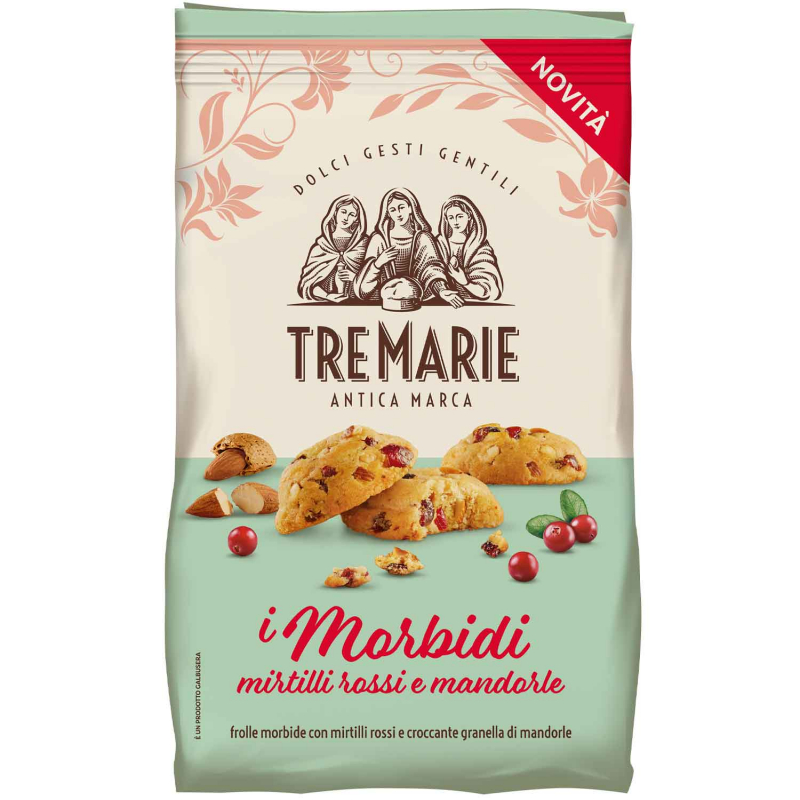  Tre Marie I Morbidi Mirtilli Rossi e Mandorle 300g 