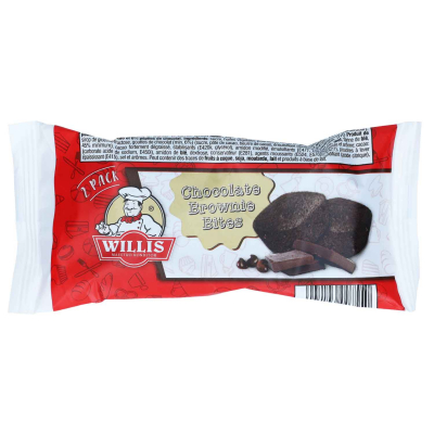  Willis Chocolate Brownie Bites 2x25g 