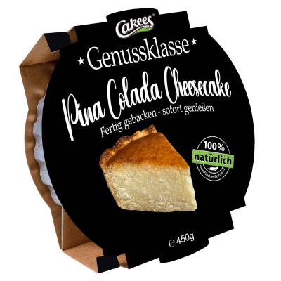  Cakees Genussklasse Pina Colada Cheesecake 450g 