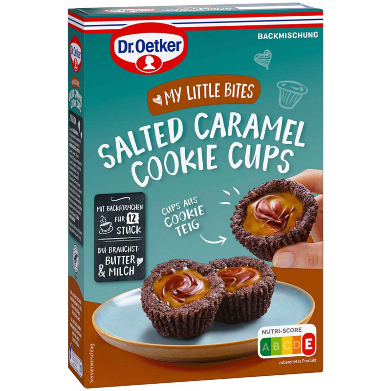  Dr. Oetker My Little Bites Salted Caramel Cookies Cups 240g 