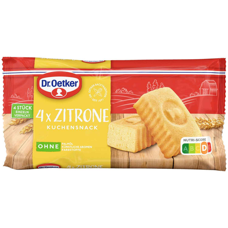  Dr. Oetker Kuchensnack Zitrone 4x35g 