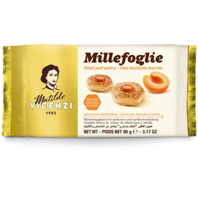  Matilde Vicenzi Millefoglie Apricot and Vanilla 90g 
