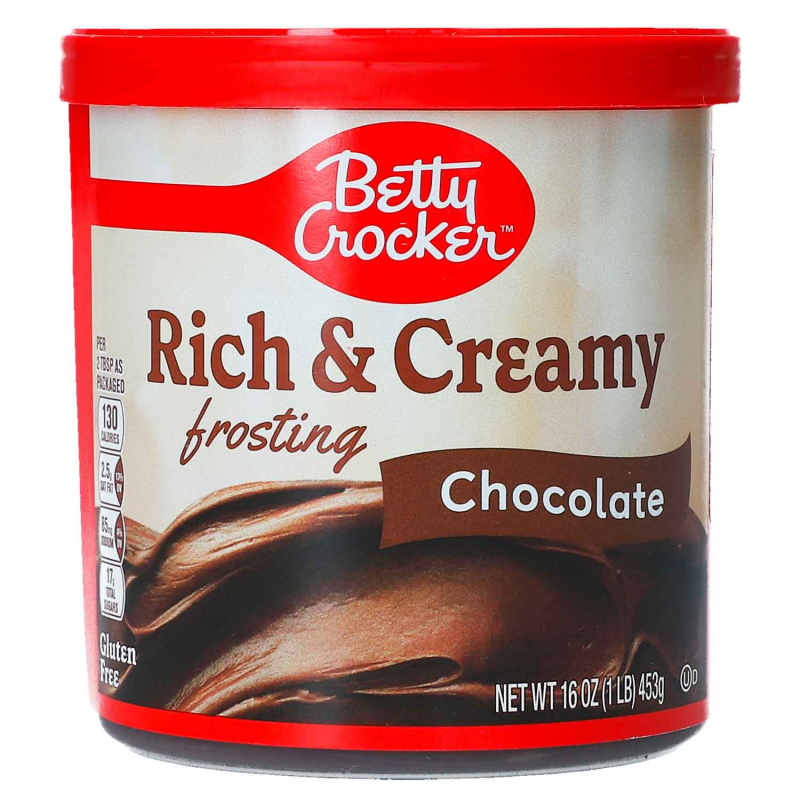  Betty Crocker Rich & Creamy Frosting Chocolate 453g 