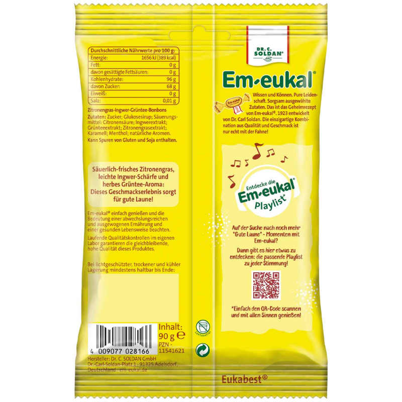  Em-eukal Gute Laune Zitronengras-Ingwer-Grüntee 90g 