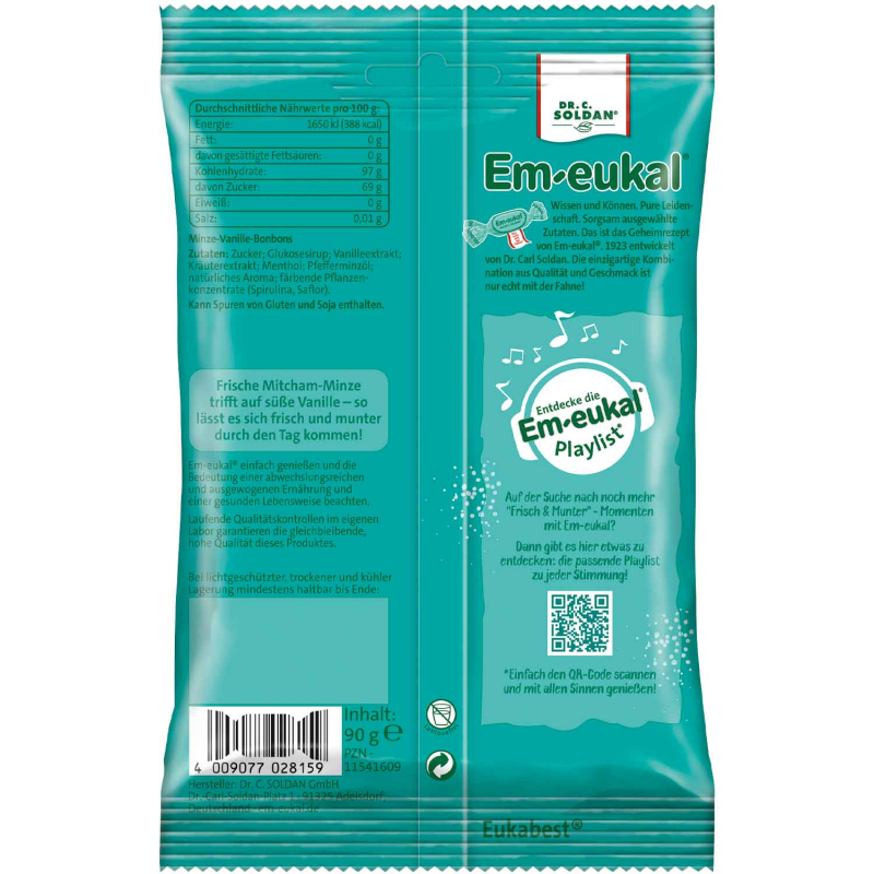  Em-eukal Frisch & Munter Mitcham-Minze 90g 