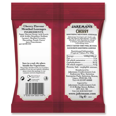  Jakemans Cherry 73g 