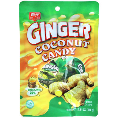  Chun Guang Ginger Coconut Candy 78g 