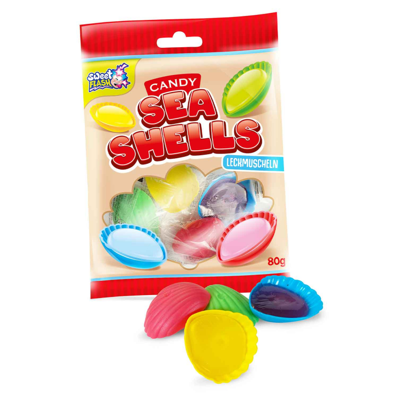  Sweet Flash Candy Sea Shells Leckmuscheln 8er 