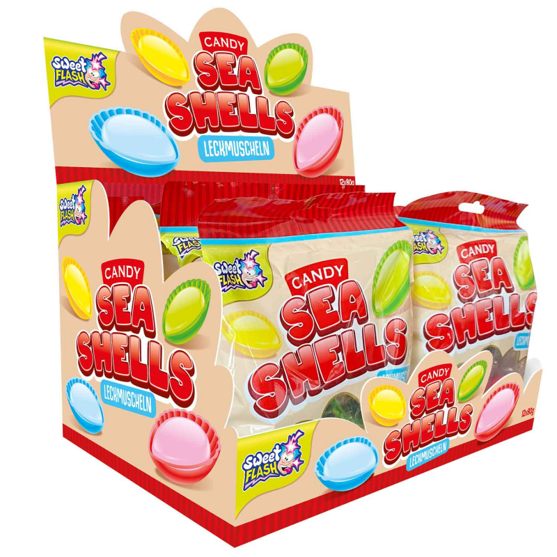  Sweet Flash Candy Sea Shells Leckmuscheln 8er 