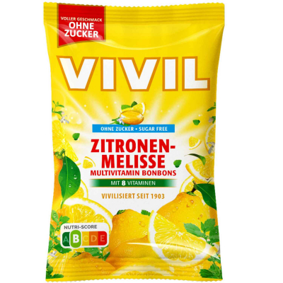  Vivil Multivitamin Bonbons Zitronenmelisse ohne Zucker 120g 