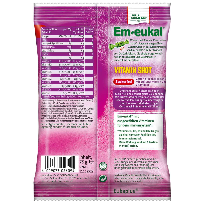  Em-eukal Vitamin Shot zuckerfrei 75g 