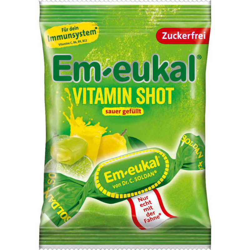  Em-eukal Vitamin Shot sauer gefüllt zuckerfrei 75g 