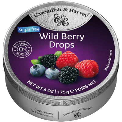  Cavendish & Harvey Wild Berry Drops sugarfree 175g 