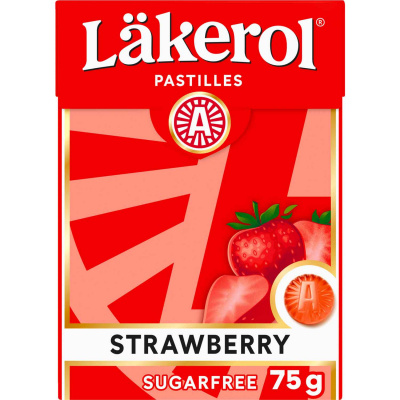  Läkerol Strawberry sugarfree Big Pack 75g 