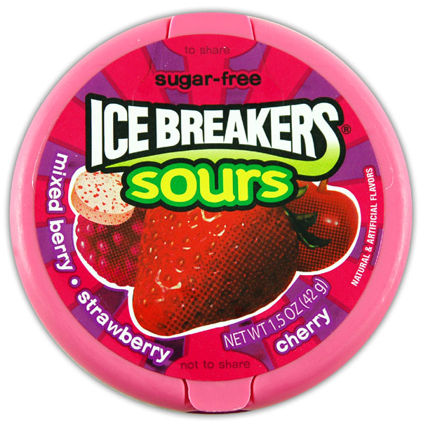  Ice Breakers Sours Mixed Berry sugarfree 42g 