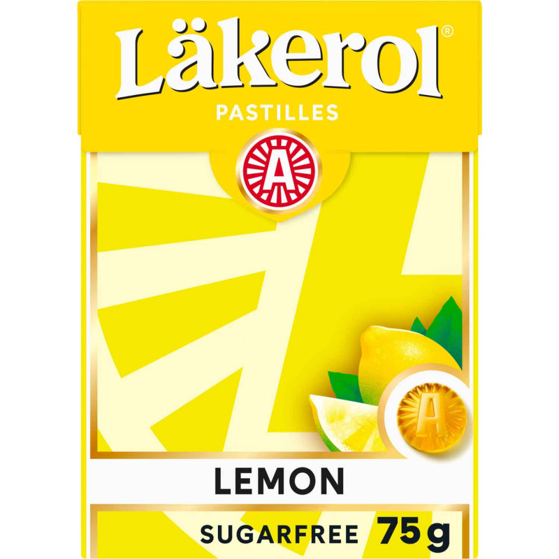  Läkerol Lemon sugarfree Big Pack 75g 