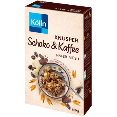  Kölln Hafer-Müsli Knusper Schoko & Kaffee 500g 