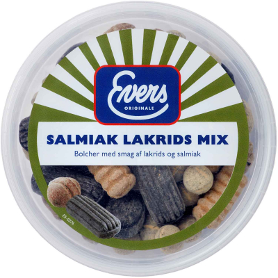  Evers Salmiak Lakrids Mix 180g 