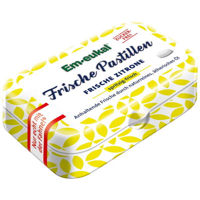  Em-eukal Frische Pastillen Frische Zitrone zuckerfrei 20g 