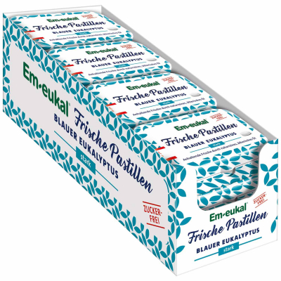  Em-eukal Frische Pastillen Blauer Eukalyptus zuckerfrei 20g 