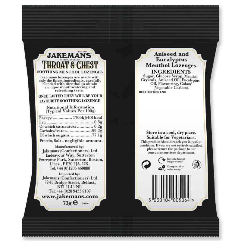  Jakemans Throat & Chest 73g 