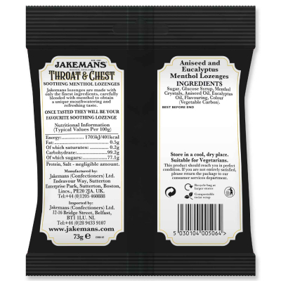  Jakemans Throat & Chest 73g 